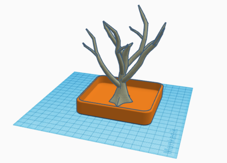 tree jewelry organizer decor plant plants rings fun 3d print model - Mito3D
