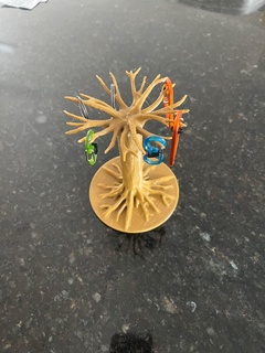 arbre clé crochet art clés porte plantes jardin 3d print model - Mito3D
