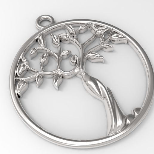 tree life jewelry jewellery 3D print model - Mito3D