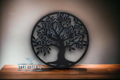 albero vita wall appendiabiti parete 3d print model - Mito3D