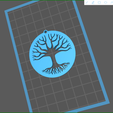 tree life earrings 2 gifts 3d print model - Mito3D