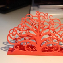 tree life napkin holder home 3d print model - Mito3D