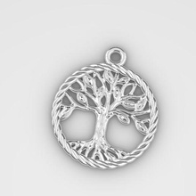 tree life pendant 3d print model - Mito3D