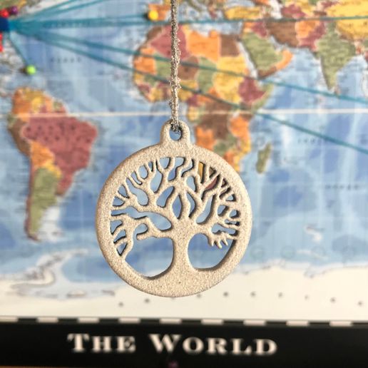 arbre vie pendentif bijoux symbole fertilité wicca Islam druide universel sens croissance immortalité lien 3D print model - Mito3D