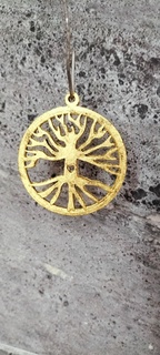tree life pendant jewelry medal necklace jewel 3d print model - Mito3D