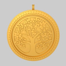 arbre de vie pendentif trousseau ktpf01 modèle 3d stl bijoux keychain la Imprimée en un clés plaqué or d'argent cadeau ktkaraj l'amour famille spécial l'arbre 3d print model - Mito3D