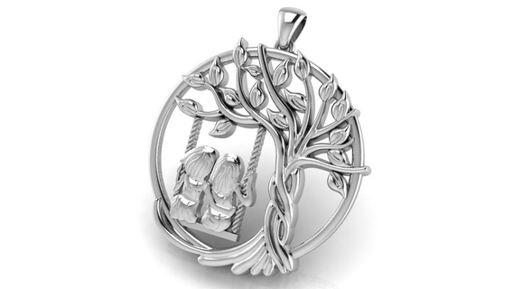 tree life pendant tree life pendant said arboldelavida pendant jewelry jewelry pendant  3d print model - Mito3D