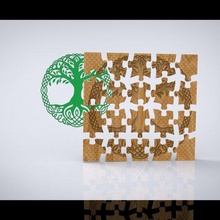 tree life puzzle 3d print model - Mito3D