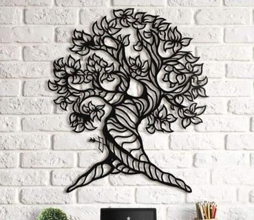 ağaç hayat duvar Sanat dekorasyon dekor ev oda umut ender cnc ağ 3d print model - Mito3D