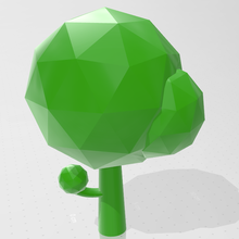 ağaç low-poly mimarlık poly düşük dekorasyon doğa 3d print model - Mito3D