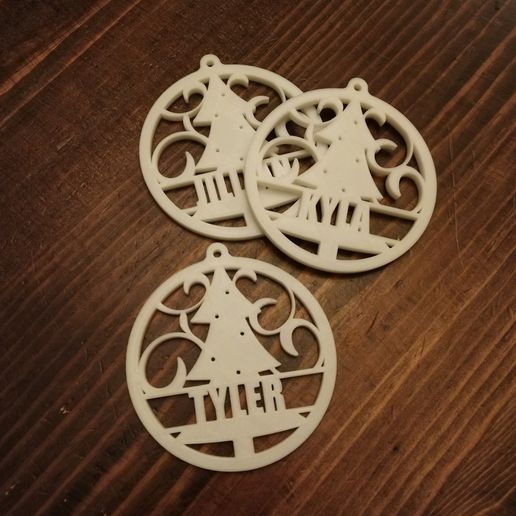 arbre ornement art pendaison 3D print model - Mito3D