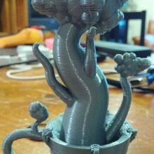 albero tazza di tè art sculture 3d print model - Mito3D
