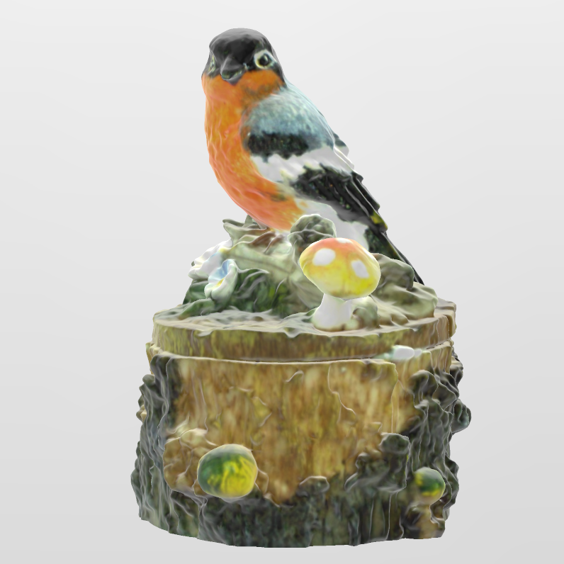 árvore tronco pássaro animal veado brinquedo Fazenda Natal 3D print model - Mito3D