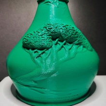 tree vase home pot brick stone medieval deco flower wall house amphora vintage 3d print model - Mito3D