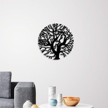 tree wall decoration art nature living room decor 2d 3d printing indoor silhouette 3d print model - Mito3D