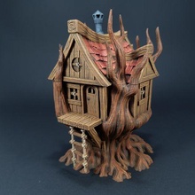 treehouse - tabletop terrain dnd rpg scatter 3d print model - Mito3D