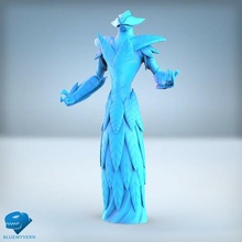 treeling - healer tabletop games miniature fantasy toy game creature character bluewyvern 3d artist wood plant nation tree 3d print model - Mito3D
