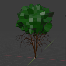 arbres Jeu paysage art 3d print model - Mito3D