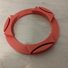 Klee Krug Ring Halter Unterstützung 5 Gallone Eimer Filament Lager Mason 3d_printer_accessories 3d print model - Mito3D