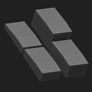 tremolo kurmak bloklar Floyd gül tren kama kalibre 3d print model - Mito3D