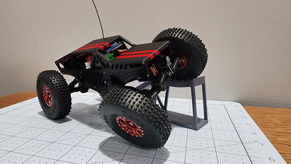 tremor chassis v2 scx24 axial c10 skid skidplate 3d print model - Mito3D