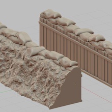 trench 3d print model - Mito3D