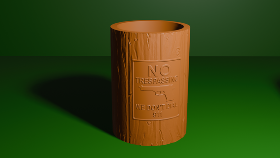 intrusion appel 911 Bière koozie 3d print model - Mito3D