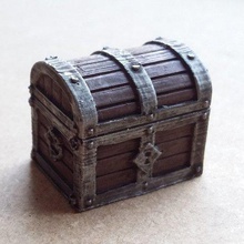tresure chest 20 game games wargaming miniature 28mm miniatures gloomhaven dnd prop 3d print model - Mito3D