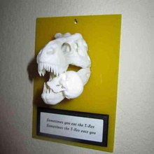 t-rex, dice art trexremix 3d print model - Mito3D