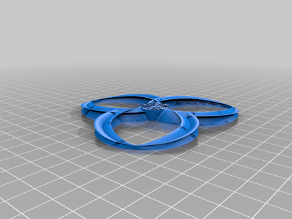 tri-toroidal propeller mavic mini mini2 mini3 mini3pro engineering 3d print model - Mito3D
