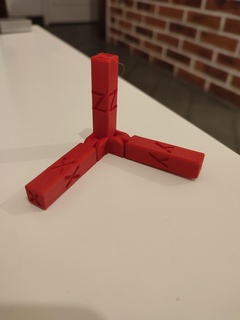 tri dre flexível triângulo dobrável Ferramentas triedro base machados dobrando vetores 3d print model - Mito3D