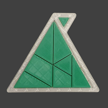 Triangle + Jeu jouet puzzles puzzle scie sauteuse 3d print model - Mito3D