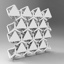 triangolo armatura cotta maglia scacchi dama tavola tessuto flessibile moda tessile collegamenti cappotto stoffa 3d print model - Mito3D