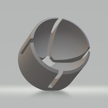 triangolo palla presa buggy vari recipiente il ricevitore rotula buggie 3d print model - Mito3D