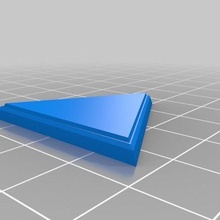 triângulo base res jogos personalizado 3d print model - Mito3D
