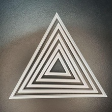 triangolo biscotto frese taglierina Pasticcino negozio geometrico 3d print model - Mito3D