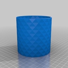 triangle cup kitchen dining 3d print model - Mito3D