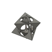 triangle key ring v2 jewelry 3d print model - Mito3D