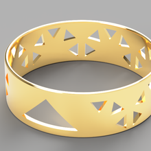 triangle ring jewelry triangles fashion accesories luxury 3d print model - Mito3D