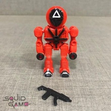 triangle soldier - squid game toy 6 machine gun articulated kid 3d print model - Mito3D