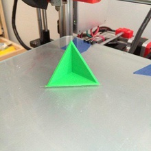 triangle square tool 3d printing tests straightner printer calibration 3d print model - Mito3D