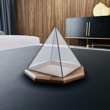 triangle terrarium mossarium frame 3d print model - Mito3D