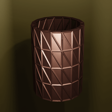 triangle vase home 3d print model - Mito3D