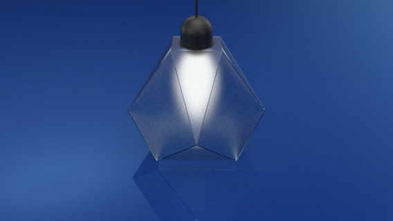 Triangles lampe éclairage moule maison Bureau cuisine lumière outil jouet art géométrie géométrique 3d print model - Mito3D
