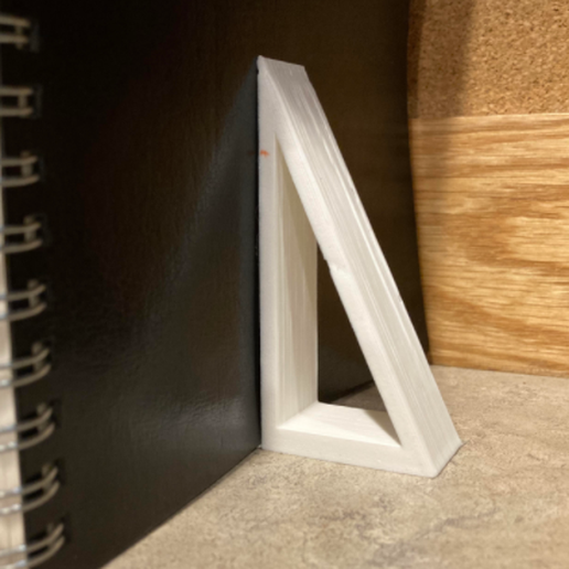 triangular book organization 3D print model - Mito3D