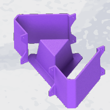 triangular de cimento pote molde a casa 3d print model - Mito3D