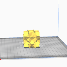 triangular cube art 3d print model - Mito3D