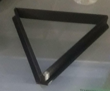 triangular cutter Home kitchen cookie triangle 3d print model - Mito3D
