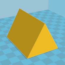 triangular prism various education school polyhedron 3d print model - Mito3D
