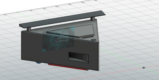 triangular vacuum cleaner 3d print model - Mito3D